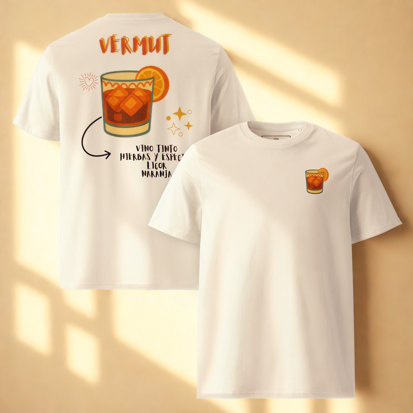 Vermut Con Naranja – Unisex Organic Cotton T-Shirt