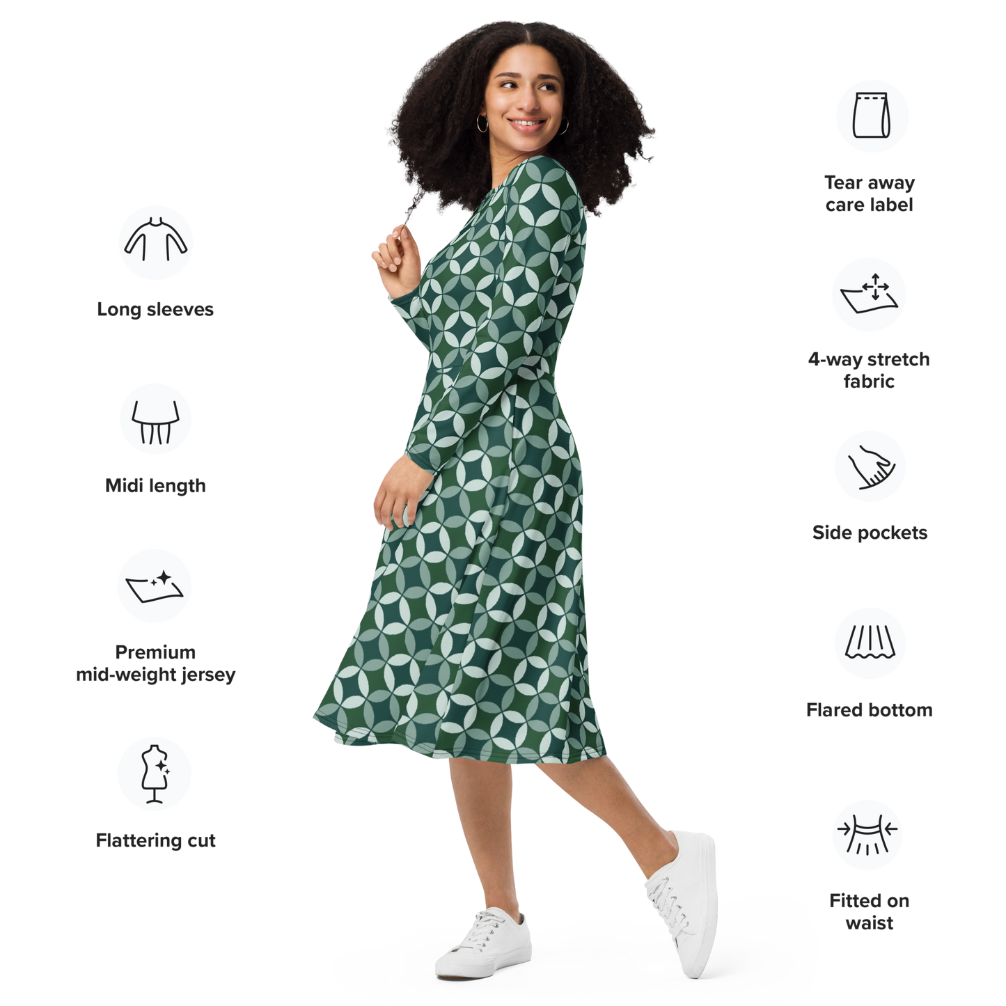Long Sleeve Midi Dress