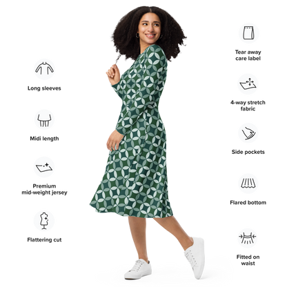 Long Sleeve Midi Dress