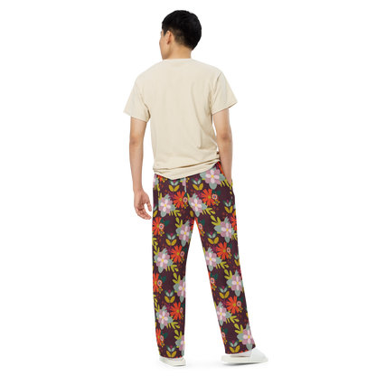 All-Over Print Unisex Wide-Leg Pants