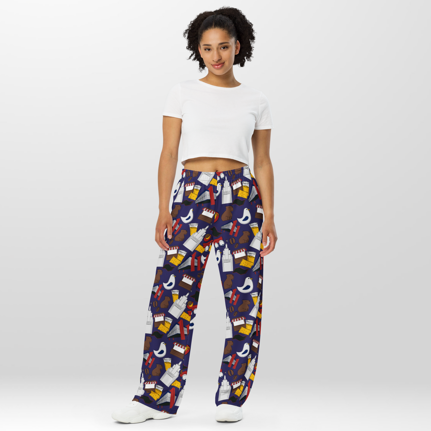 Unisex Wide-Leg Pants "Terra Da Garoa"