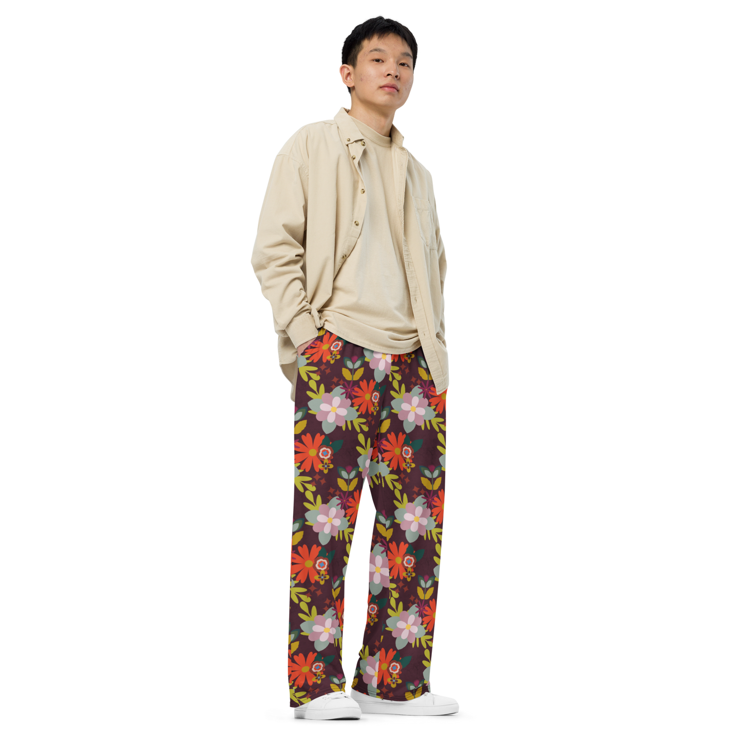 All-Over Print Unisex Wide-Leg Pants