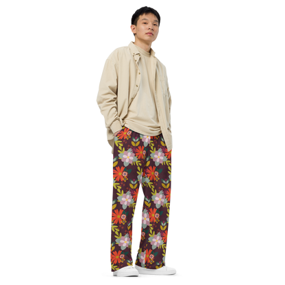 All-Over Print Unisex Wide-Leg Pants