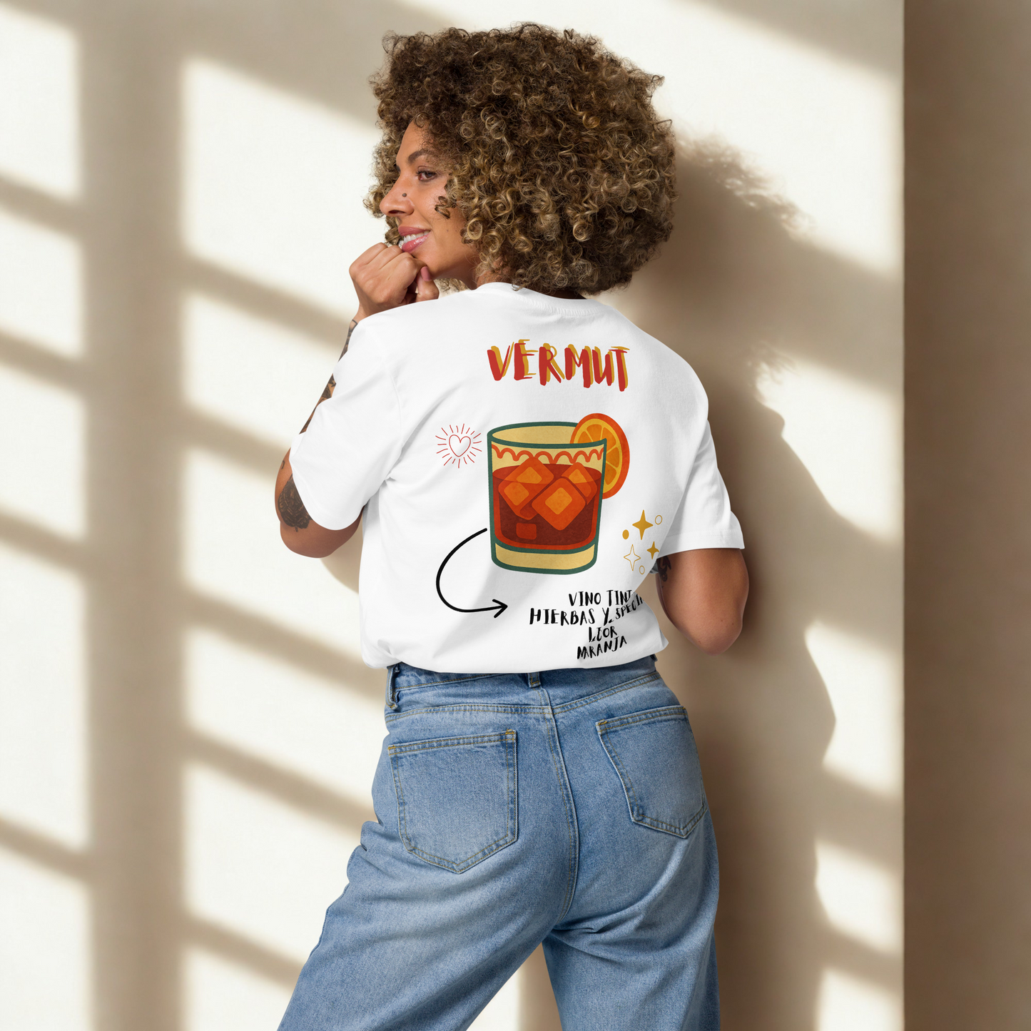 Vermut Con Naranja – Unisex Organic Cotton T-Shirt