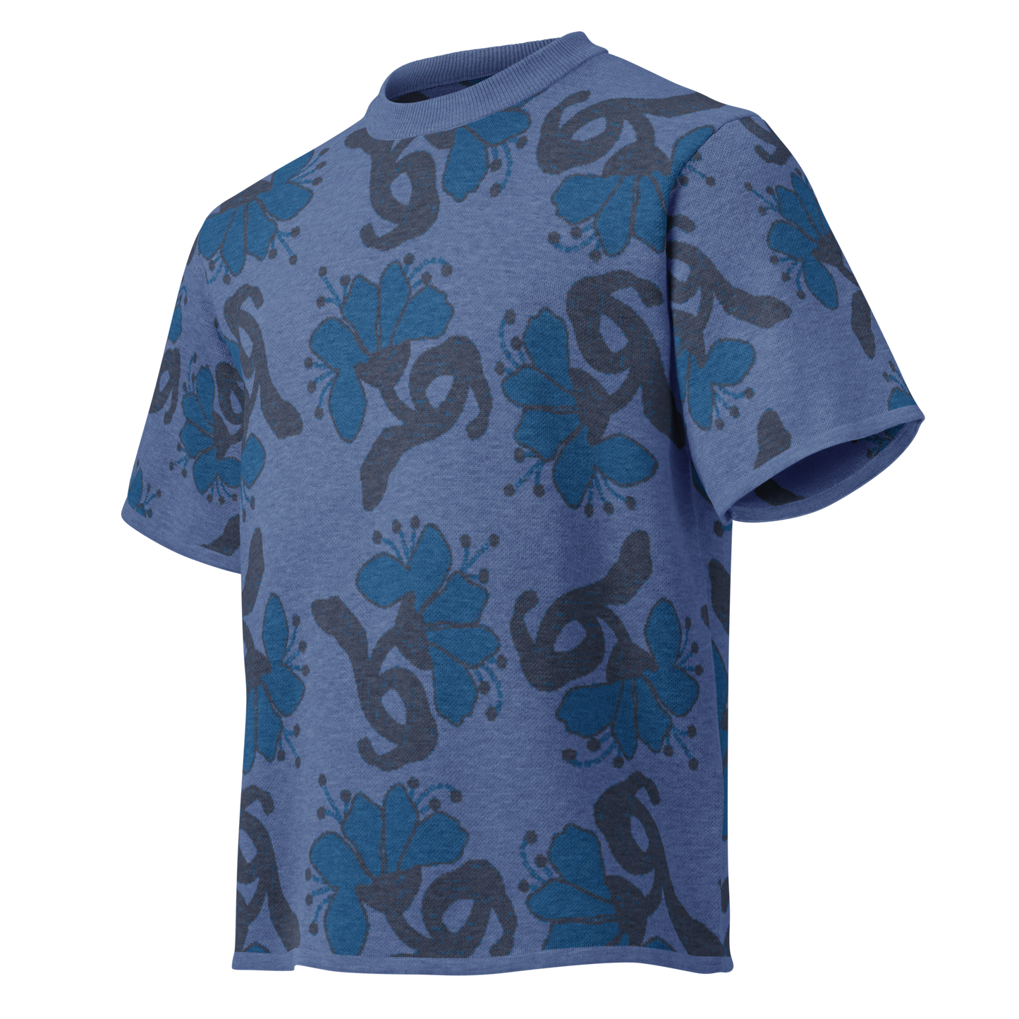 Camiseta de Sanper Studio con estampado original en azul para ropa streetwear hombre 