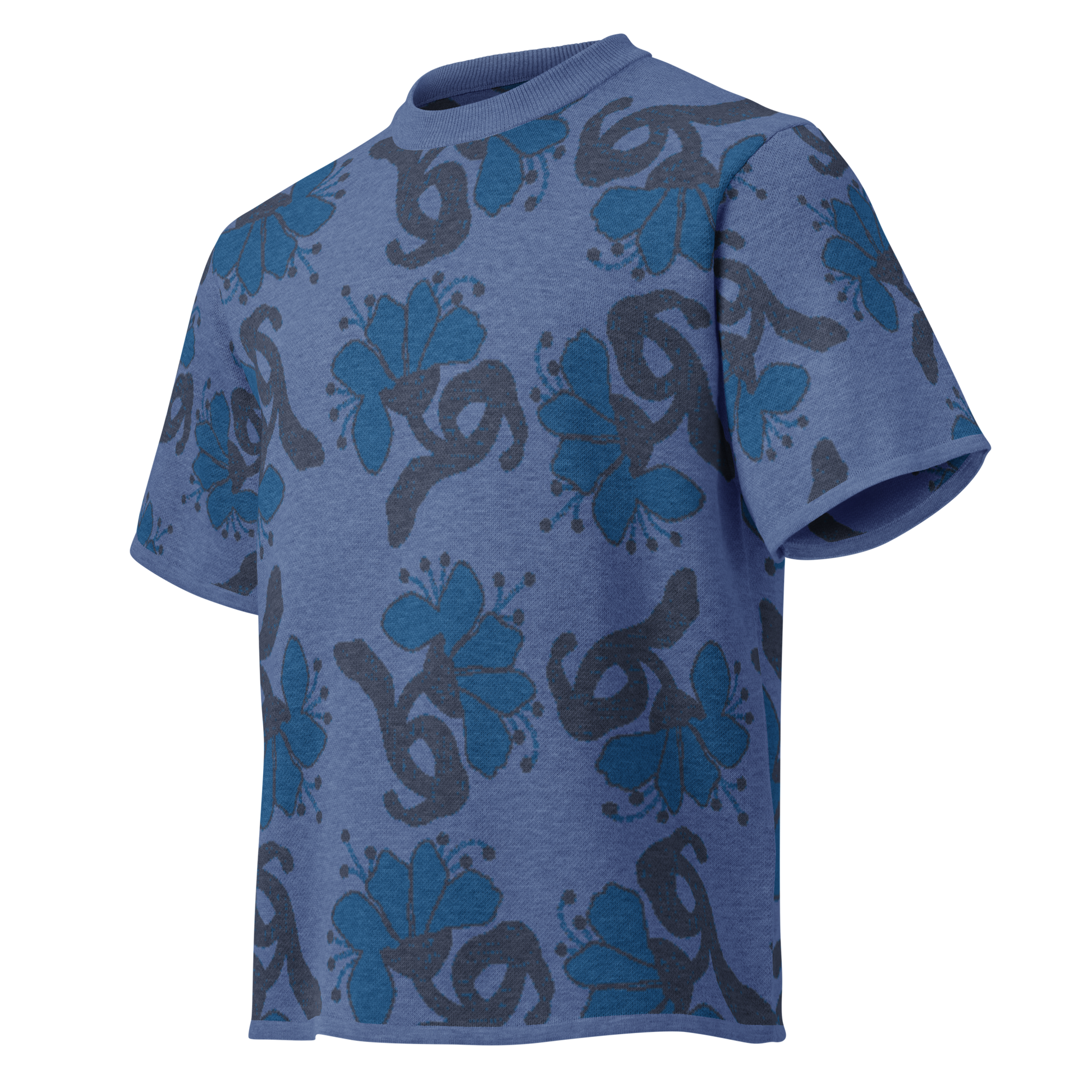 Camiseta de Sanper Studio con estampado original en azul para ropa streetwear hombre 