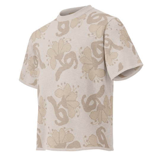 Camiseta con estampado original en crema de la marca de ropa streetwear hombre Sanper Studio