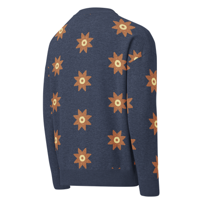 Relaxed Fit Knitted Crew Neck Sweater