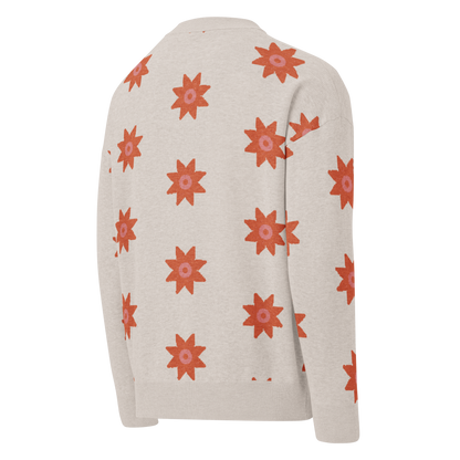 Relaxed Fit Knitted Crew Neck Sweater